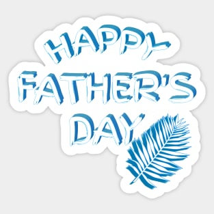 Celebrate Father's Day with 3D Style - Happy Father's Day Sticker